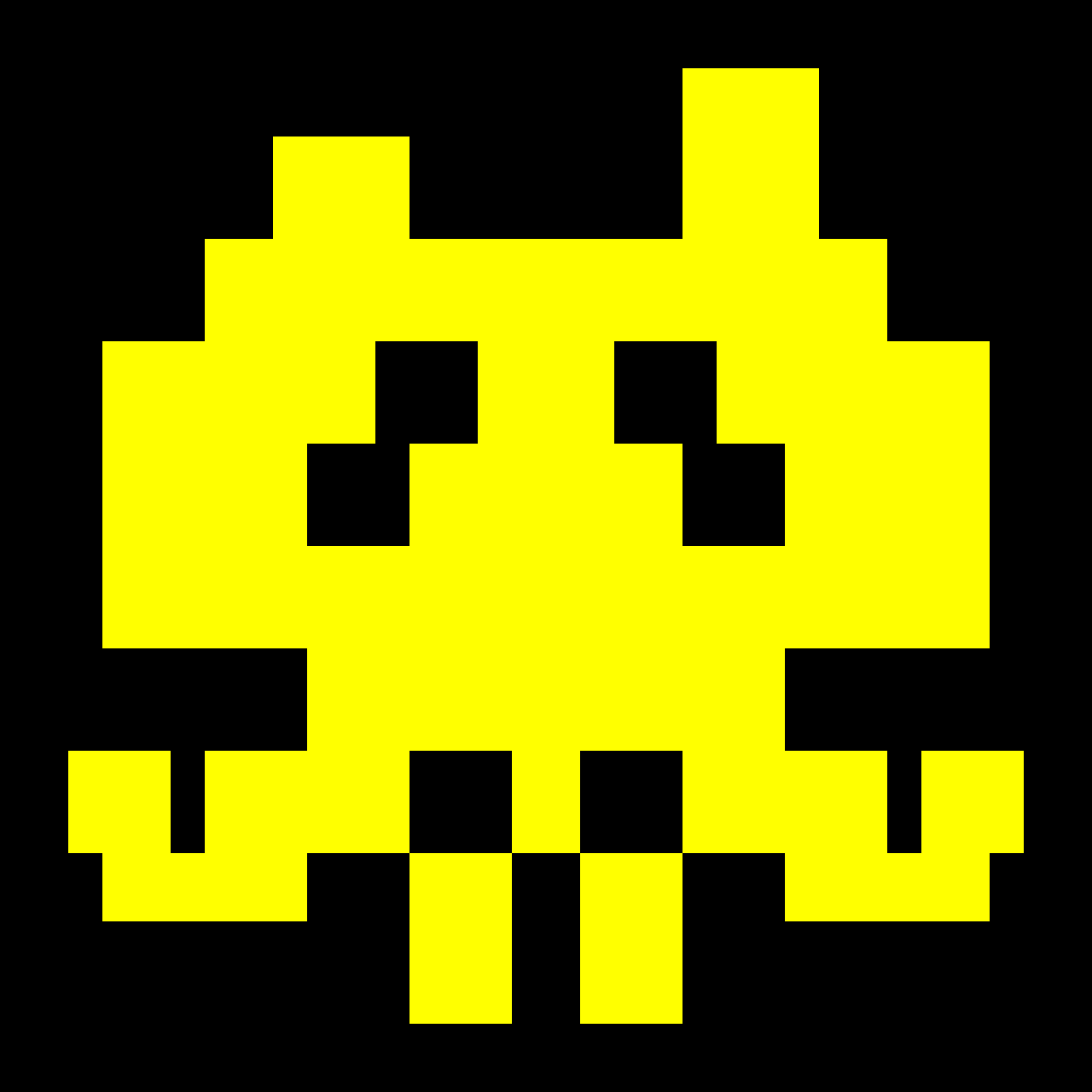 Little Invader - Pink procedurally generated pixel art NFT